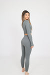 Effortless Long Sleeve Top - Grey Malo the Label