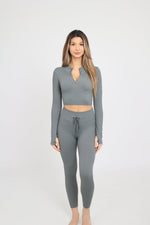 Effortless Long Sleeve Top - Grey Malo the Label