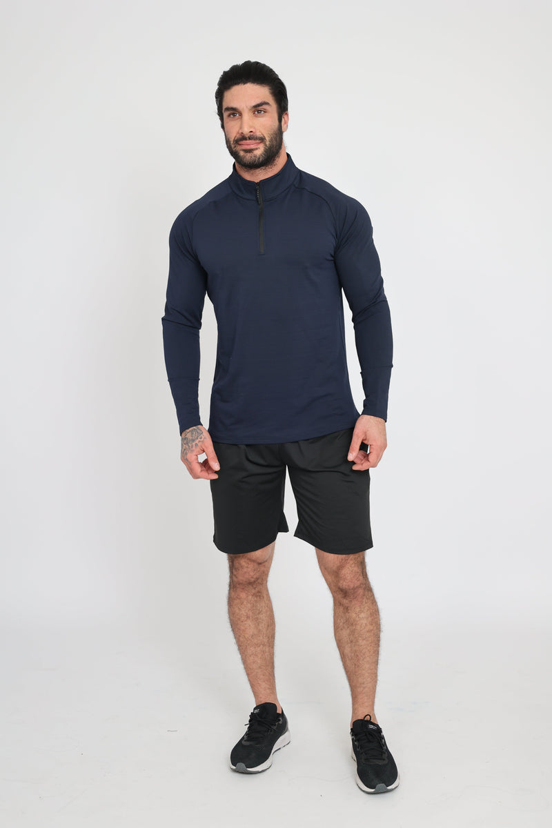 Exclusive Active Long Sleeve Top - Navy Malo the Label