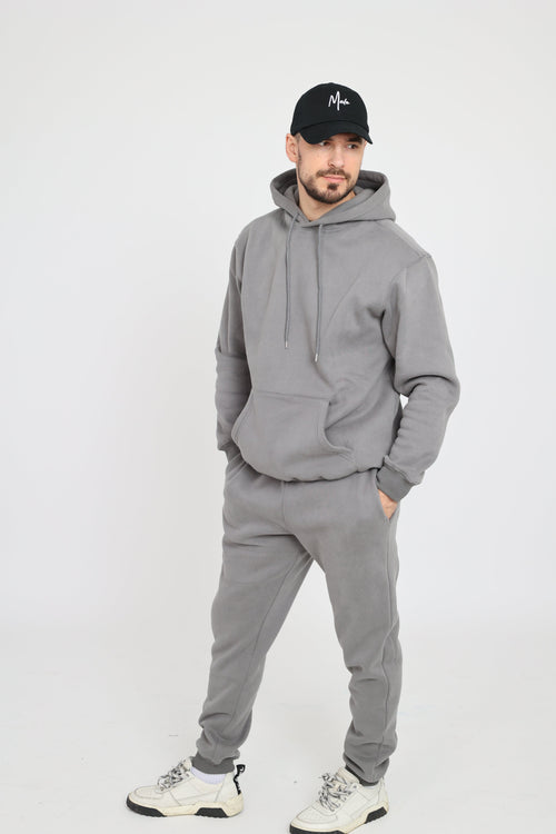 Relaxed Mens Hoodie - Dark Grey Malo the Label