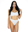 White Better Than Ever Bralette And Panty Lingerie Set Malo the Label